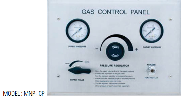 DUMED Nitrogen Air Control Panel